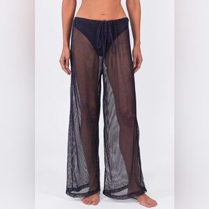 NWT ACQUA DE LUXE BÚZIOS SHIMMER PANTS - DUSK BLUE